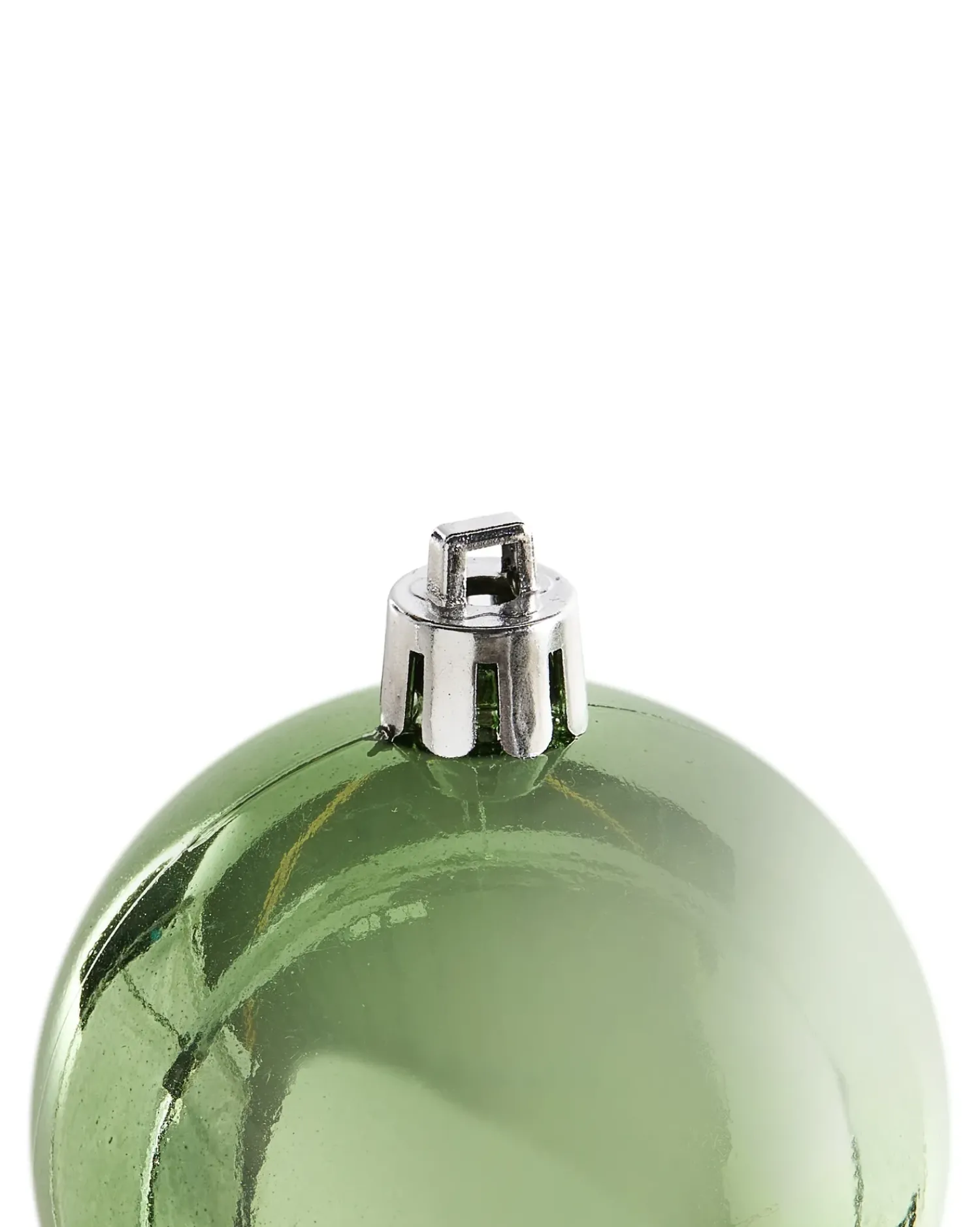 Sale Beliani Set di 60 palline decorative TYIN Verde Verde Argento