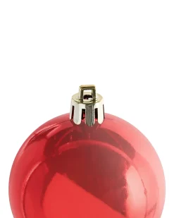 New Beliani Set di 60 palline decorative TYIN Rosso