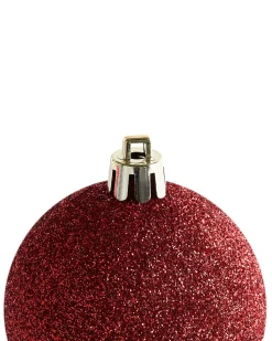 New Beliani Set di 60 palline decorative TYIN Rosso