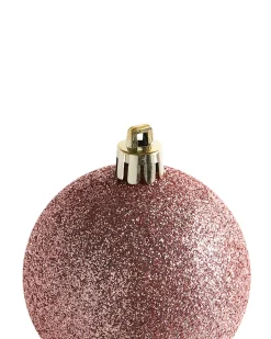 Beliani Set di 60 palline decorative TYIN Rosa