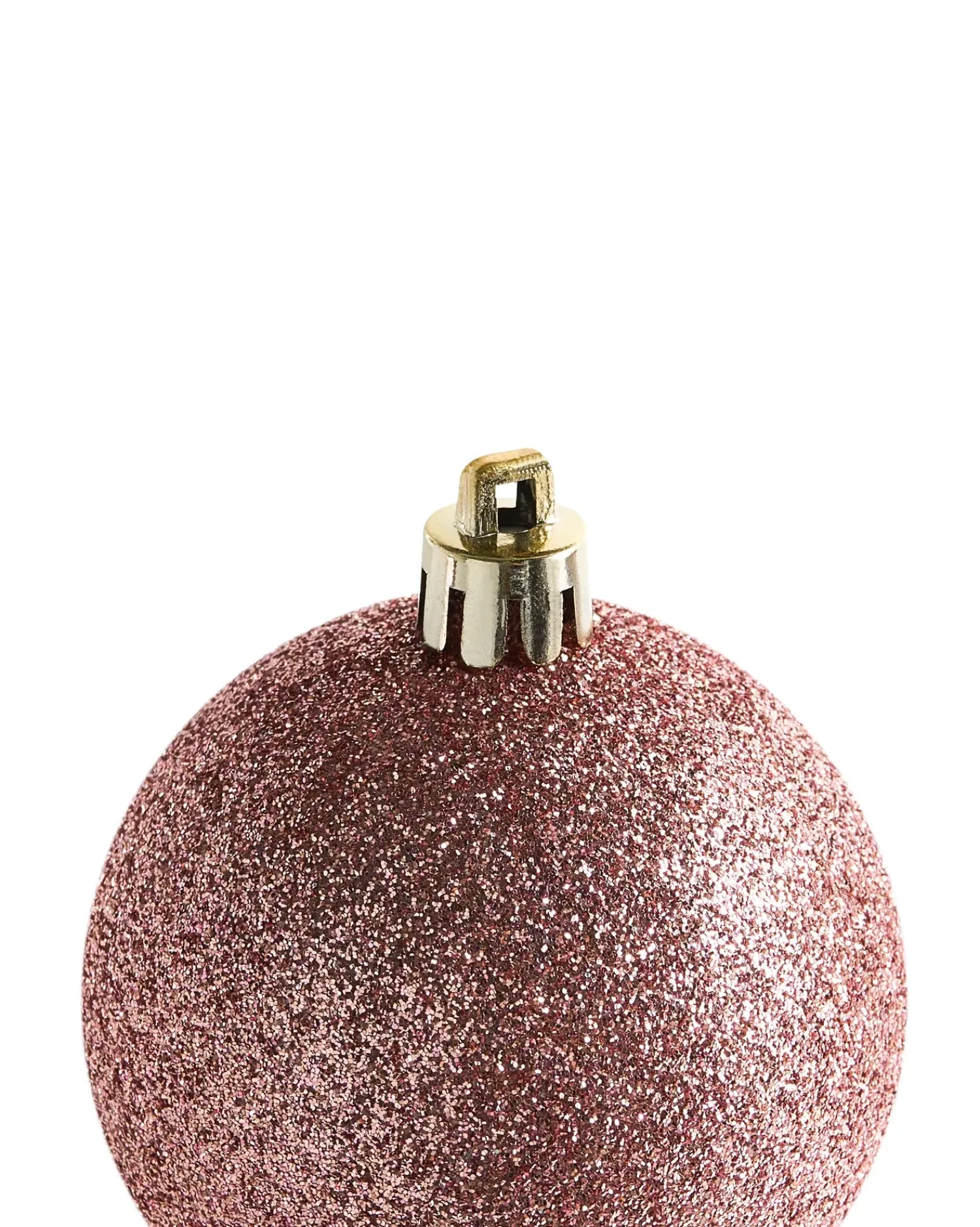 Beliani Set di 60 palline decorative TYIN Rosa