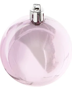 Online Beliani Set di 100 palline decorative VANERN Rosa Rosa Argento