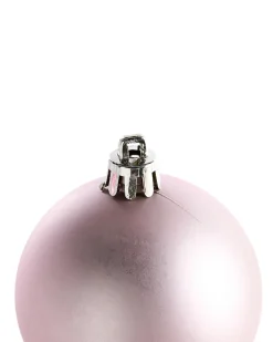 Online Beliani Set di 100 palline decorative VANERN Rosa Rosa Argento
