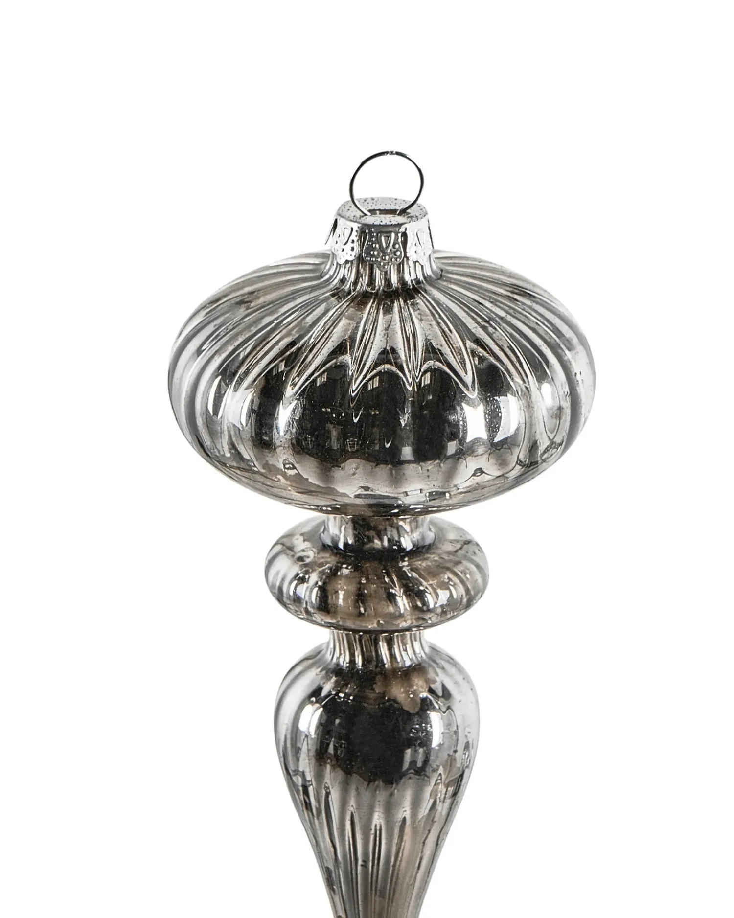 Best Beliani Set di 24 palline decorative WINTERLIGHT Vetro Oro rosa Oro rosa Argento Grigio
