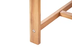 Clearance Beliani Set di panche da giardino bistrot convertibili TUENNO Legno d'acacia Marrone Beige Marrone Grigio