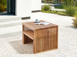 Outlet Beliani SULZANO 150 cm Legno d'acacia Marrone
