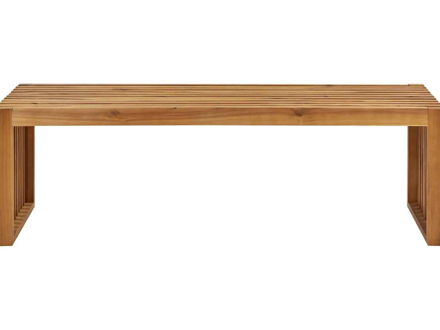 Outlet Beliani SULZANO 150 cm Legno d'acacia Marrone