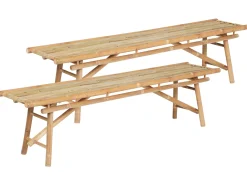Clearance Beliani TINDARI 180 cm Bambù chiaro Marrone