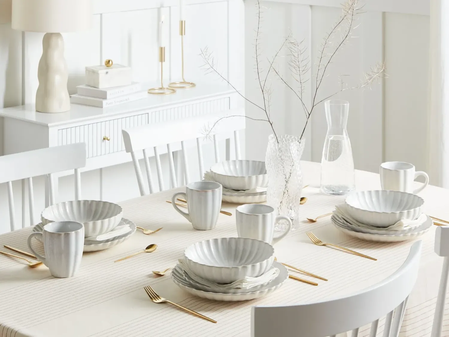 Outlet Beliani NETTLE Gres porcellanato Bianco