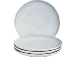 Beliani SESAME Gres porcellanato chiaro Grigio