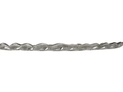 Hot Beliani Set di 2 piattini portaoggetti Foglia AMNISOS Metallo Argento