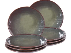 Beliani THYME Gres porcellanato scuro Verde