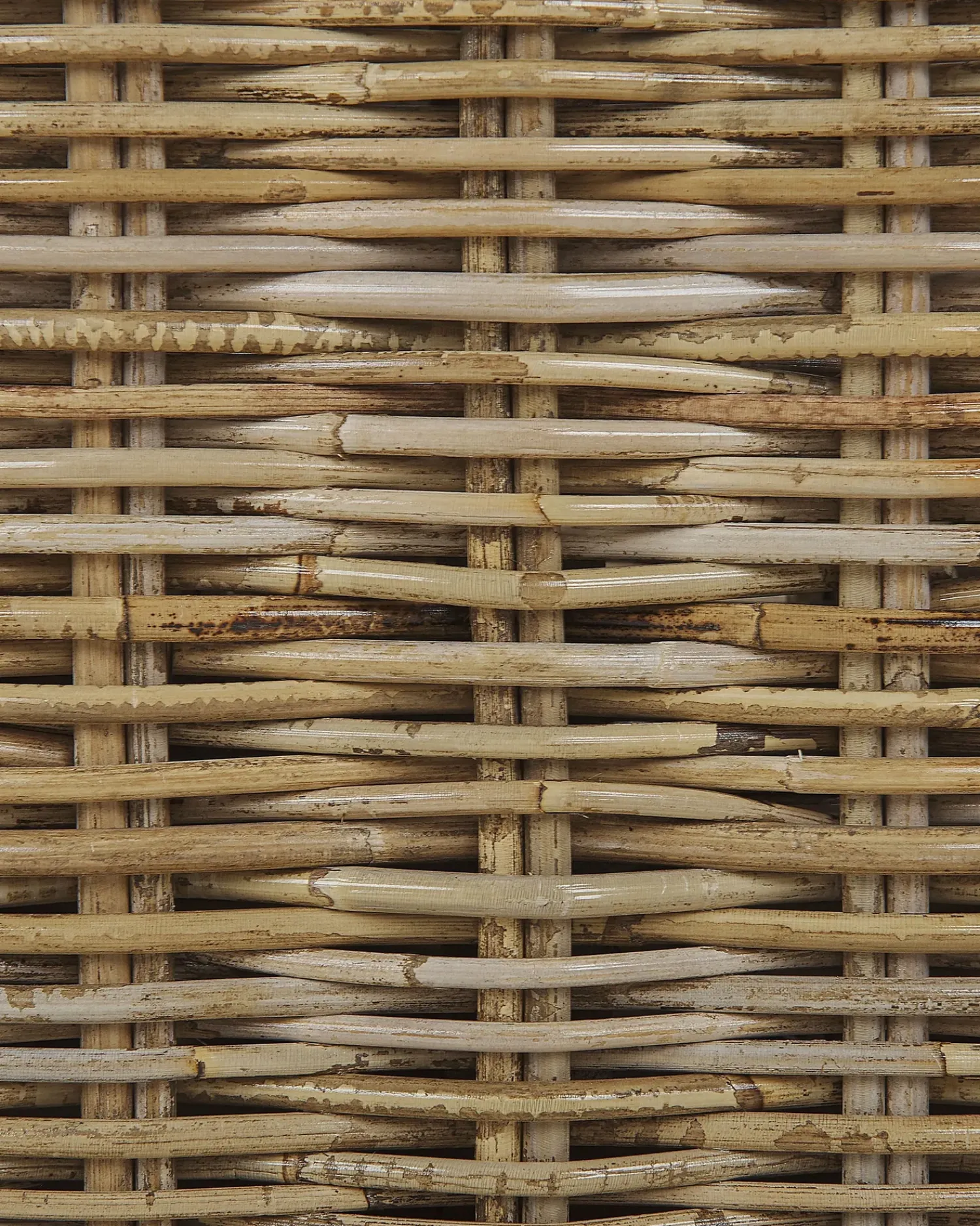 Clearance Beliani ARDEA Rattan Marrone chiaro Bianco Beige Naturale