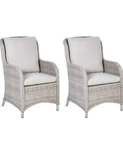 Best Beliani CASCAIS Rattan sintetico (PE) Beige Beige Grigio