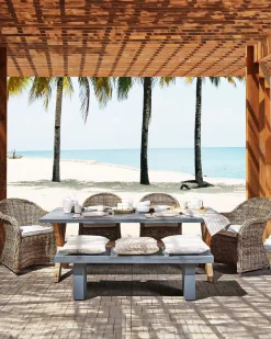 New Beliani SUSUA Rattan Naturale Bianco Marrone
