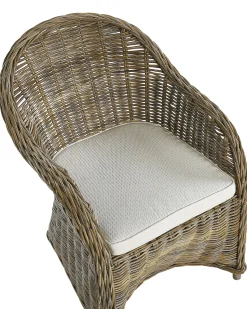 New Beliani SUSUA Rattan Naturale Bianco Marrone