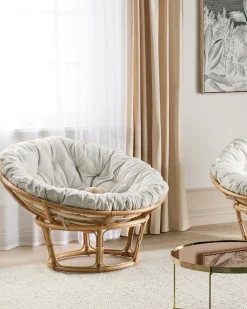 Outlet Beliani SALVO Rattan Naturale Beige Naturale