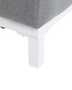 Discount Beliani ROVIGO Tessuto Grigio Bianco Grigio