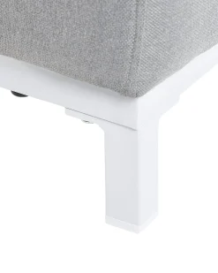 Online Beliani ROVIGO Tessuto Grigio chiaro Bianco Grigio