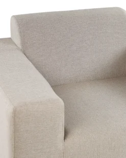 Best Beliani ROVIGO Tessuto Beige Bianco Beige