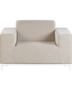 Best Beliani ROVIGO Tessuto Beige Bianco Beige