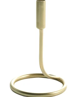 Clearance Beliani Set di 2 portacandele BUNYU Metallo 19/28 cm Oro