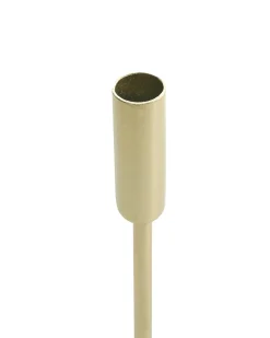 Clearance Beliani Set di 2 portacandele BUNYU Metallo 19/28 cm Oro