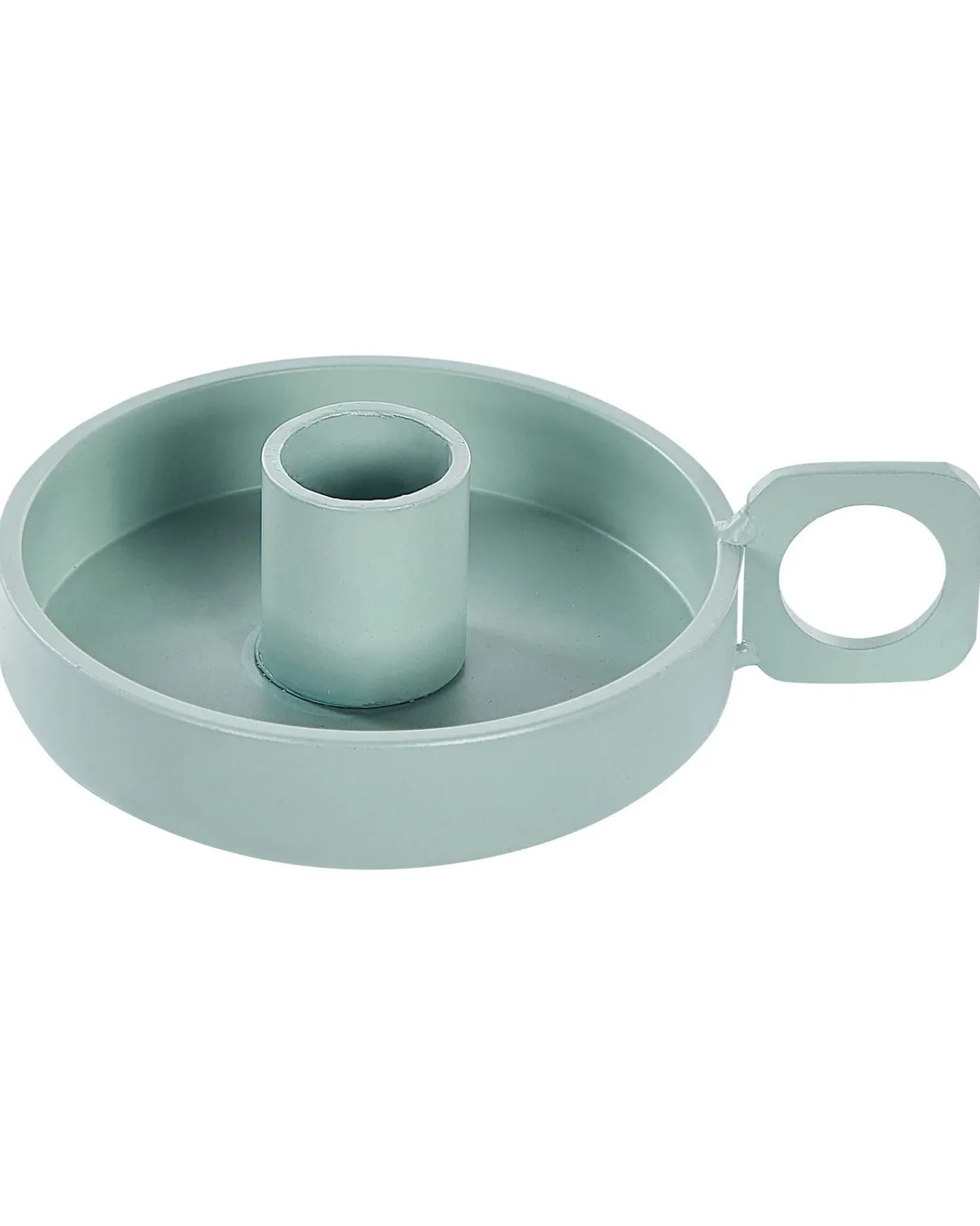 Discount Beliani Set di 2 portacandele CHORIO Metallo 4 cm menta Verde