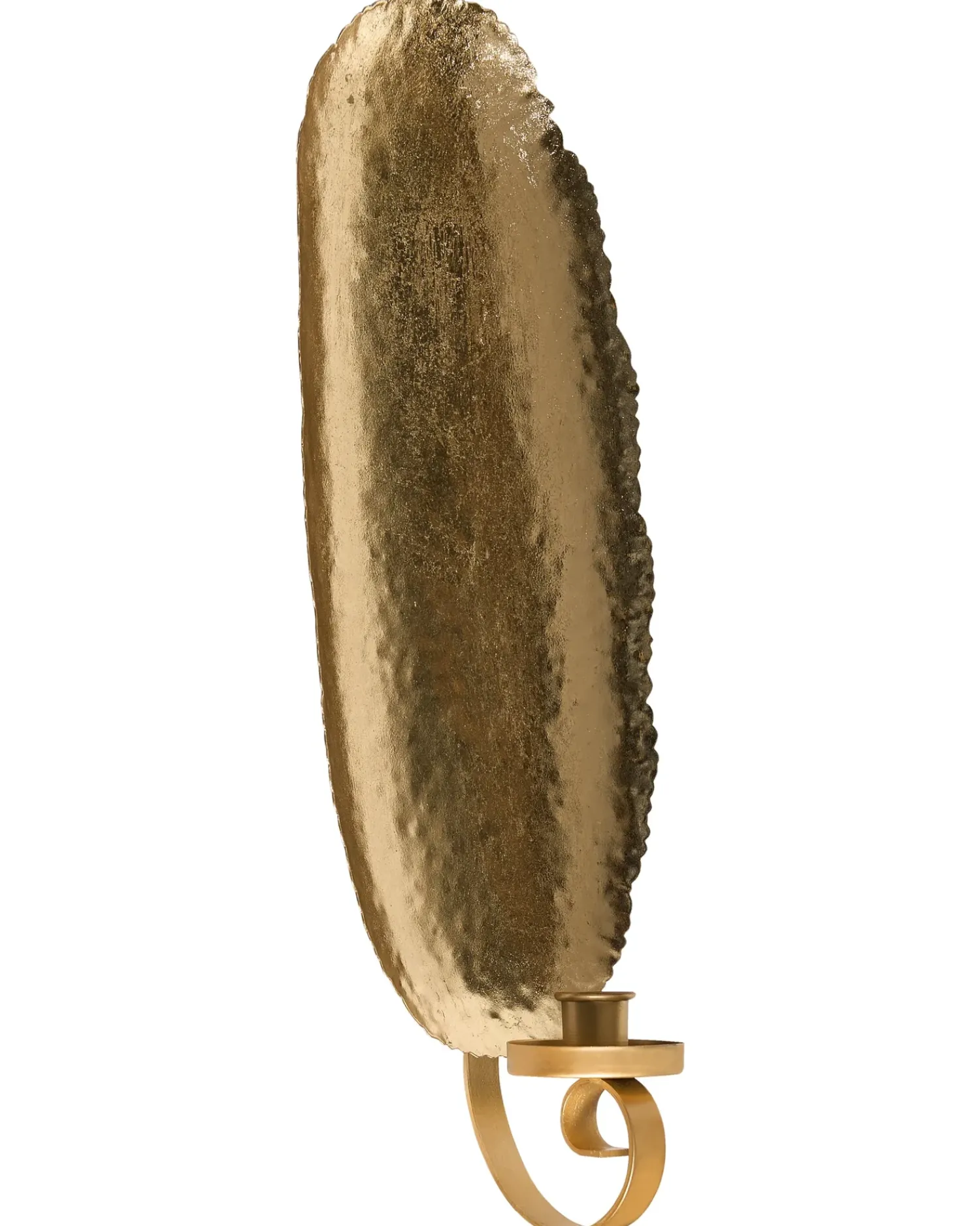 Hot Beliani Set di 2 portacandele da parete FEIJO Metallo 44 cm Oro