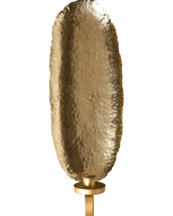 Hot Beliani Set di 2 portacandele da parete FEIJO Metallo 44 cm Oro