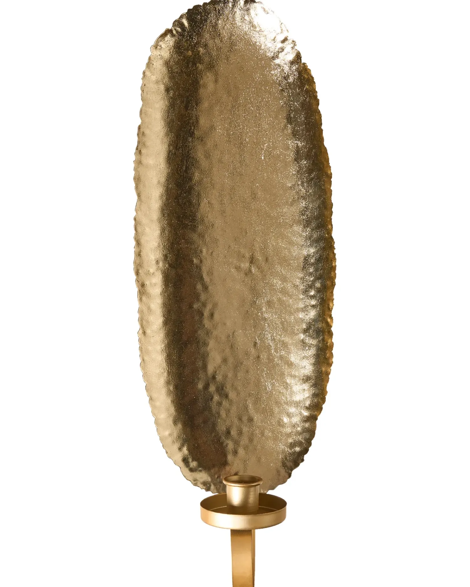 Hot Beliani Set di 2 portacandele da parete FEIJO Metallo 44 cm Oro