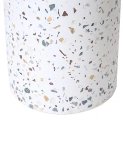 Beliani Set di 2 portacandele KAENGAN Pietra 13/24 cm Oro Multicolore Oro