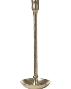 Discount Beliani Set di 3 portacandele LIWUNG Metallo 27/33/38 cm Oro