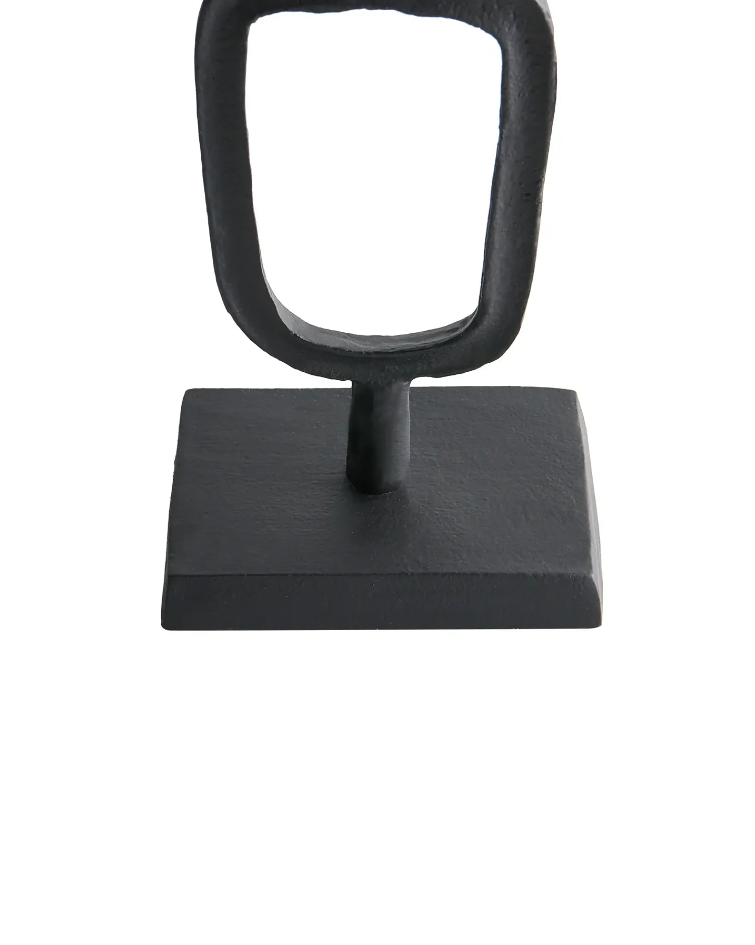 Beliani Set di 2 portacandele SIPANJE Metallo 35/48 cm Nero