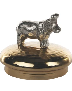 Online Beliani Set di 2 portagioie LAKI Vetro Oro Oro Argento Trasparente