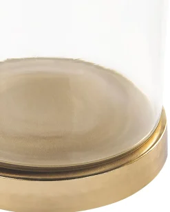 Online Beliani Set di 2 portagioie LAKI Vetro Oro Oro Argento Trasparente