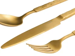 Best Beliani Set di 30 posate BIGOLI Oro