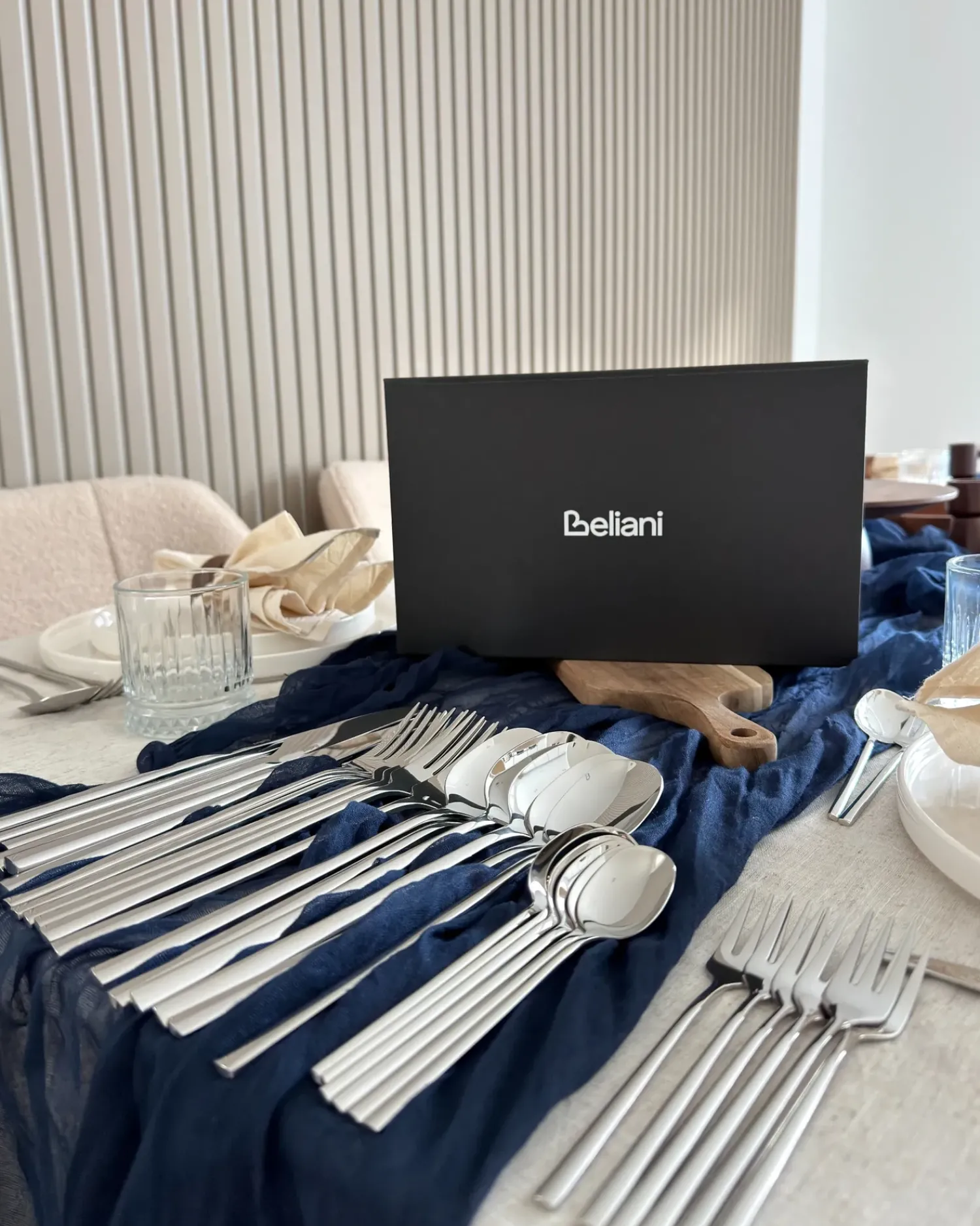 Hot Beliani Set di 30 posate FREGOLA Argento