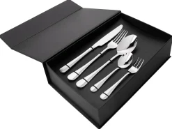 Clearance Beliani Set di 30 posate FUSILLI Argento
