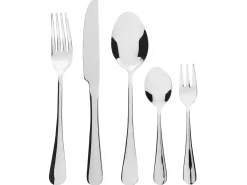 Clearance Beliani Set di 30 posate FUSILLI Argento