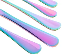 Outlet Beliani Set di 30 posate FUSILLI Multicolore