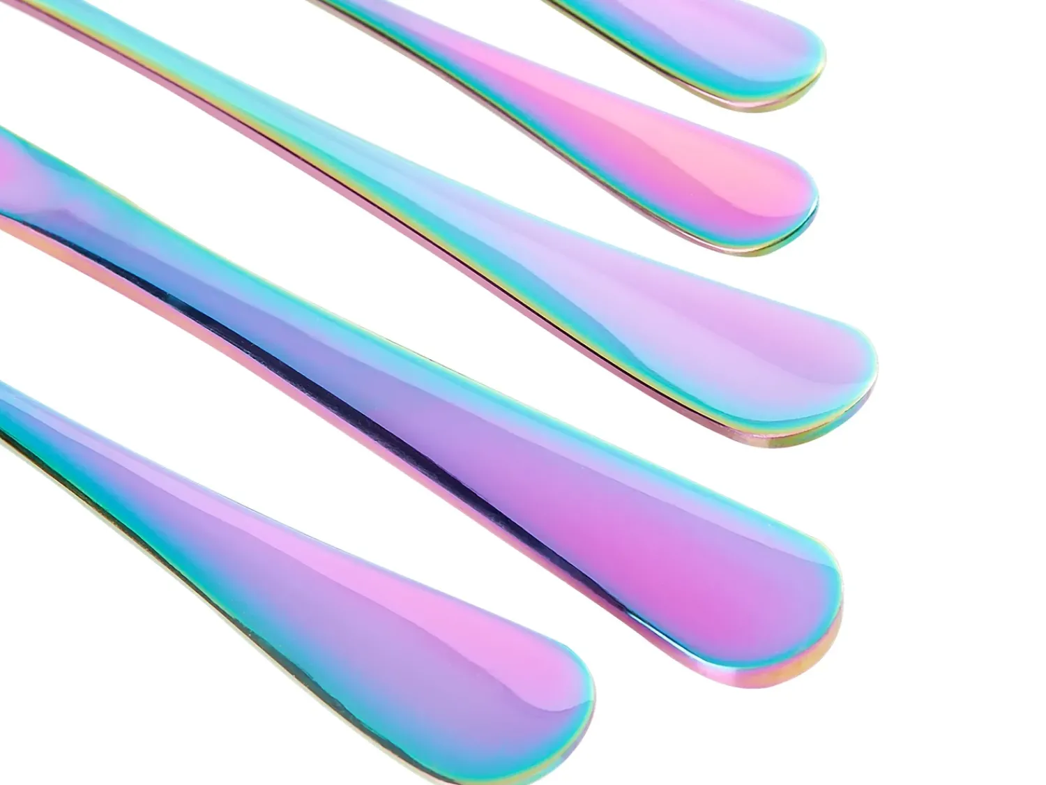 Outlet Beliani Set di 30 posate FUSILLI Multicolore