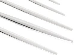 Best Beliani Set di 30 posate RIGATONI Argento