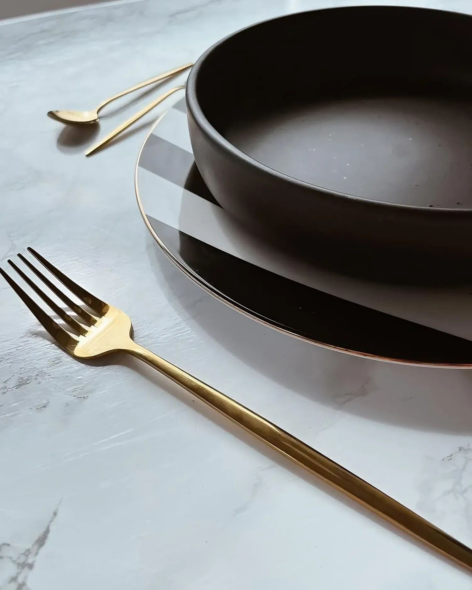 Outlet Beliani Set di 30 posate RIGATONI Oro