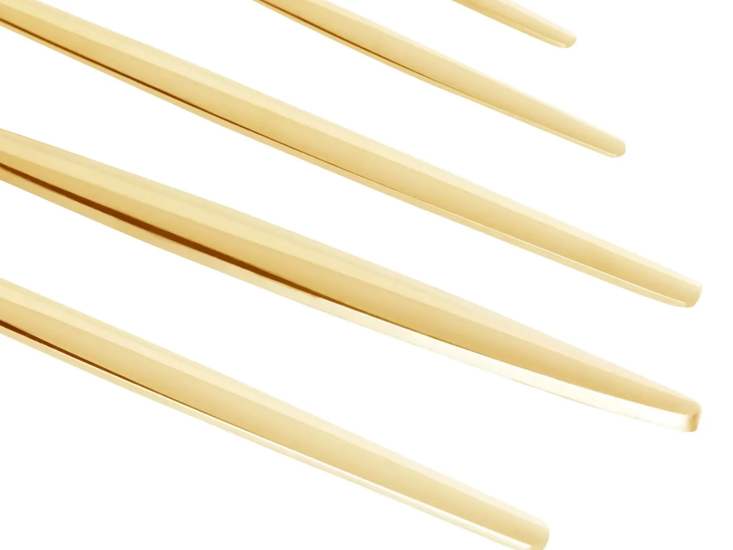 Outlet Beliani Set di 30 posate RIGATONI Oro