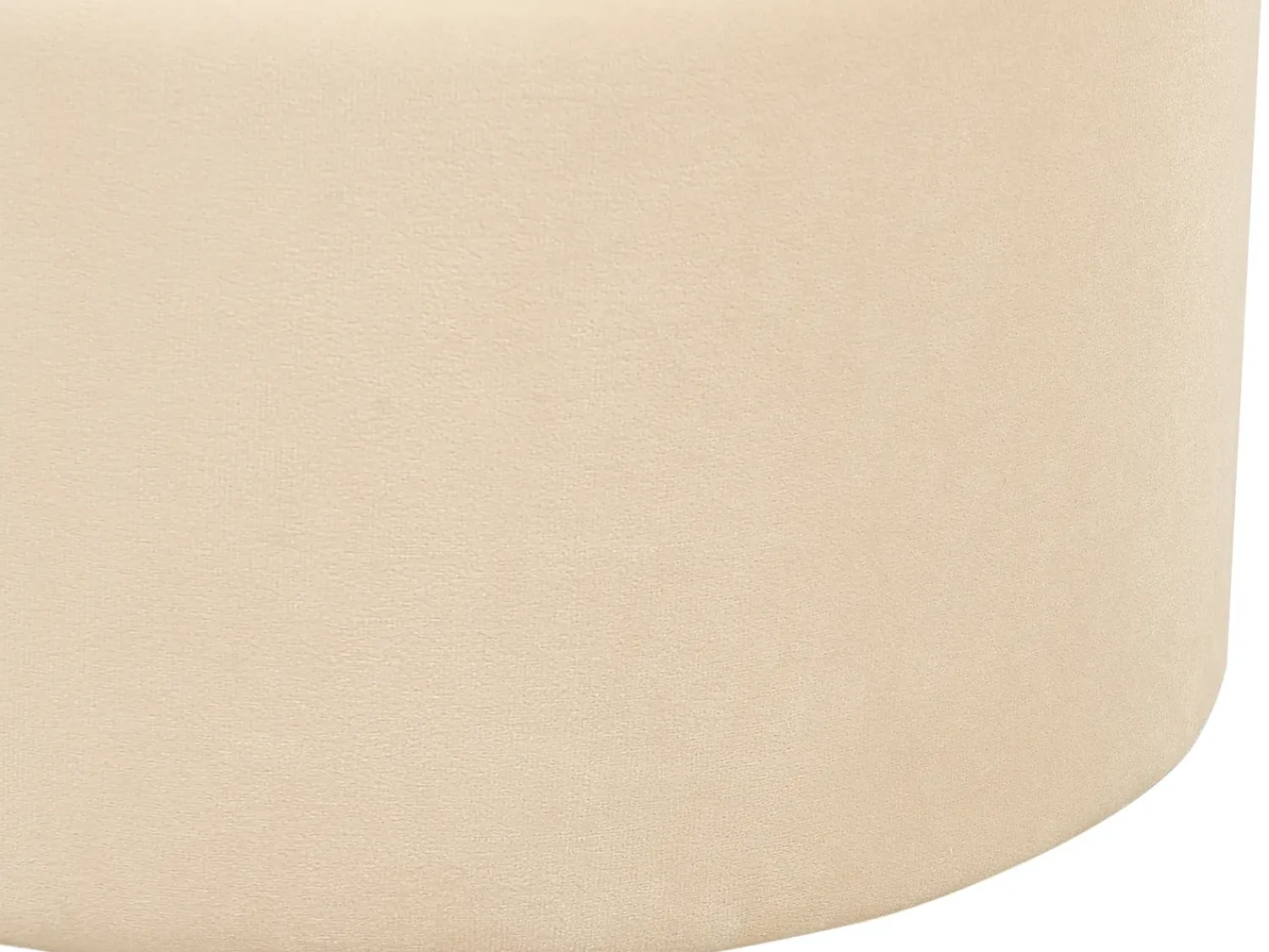 Outlet Beliani Set di 2 pouf contenitore MEDFORD Velluto chiaro Beige