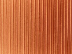Beliani Set di 2 pouf contenitore MIRAMAR Velluto Arancione Arancione Oro