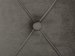 Discount Beliani Set di 2 pouf contenitore PUEBLO Velluto Grigio Oro Grigio