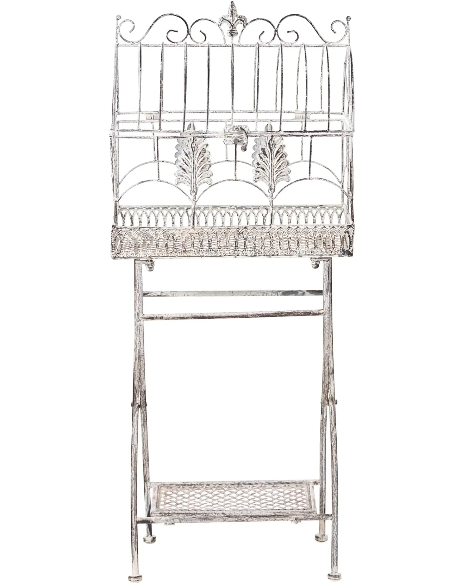 Sale Beliani Set di 2 scaffali SICILY Metallo 43/37 cm 30/27 cm Grigio