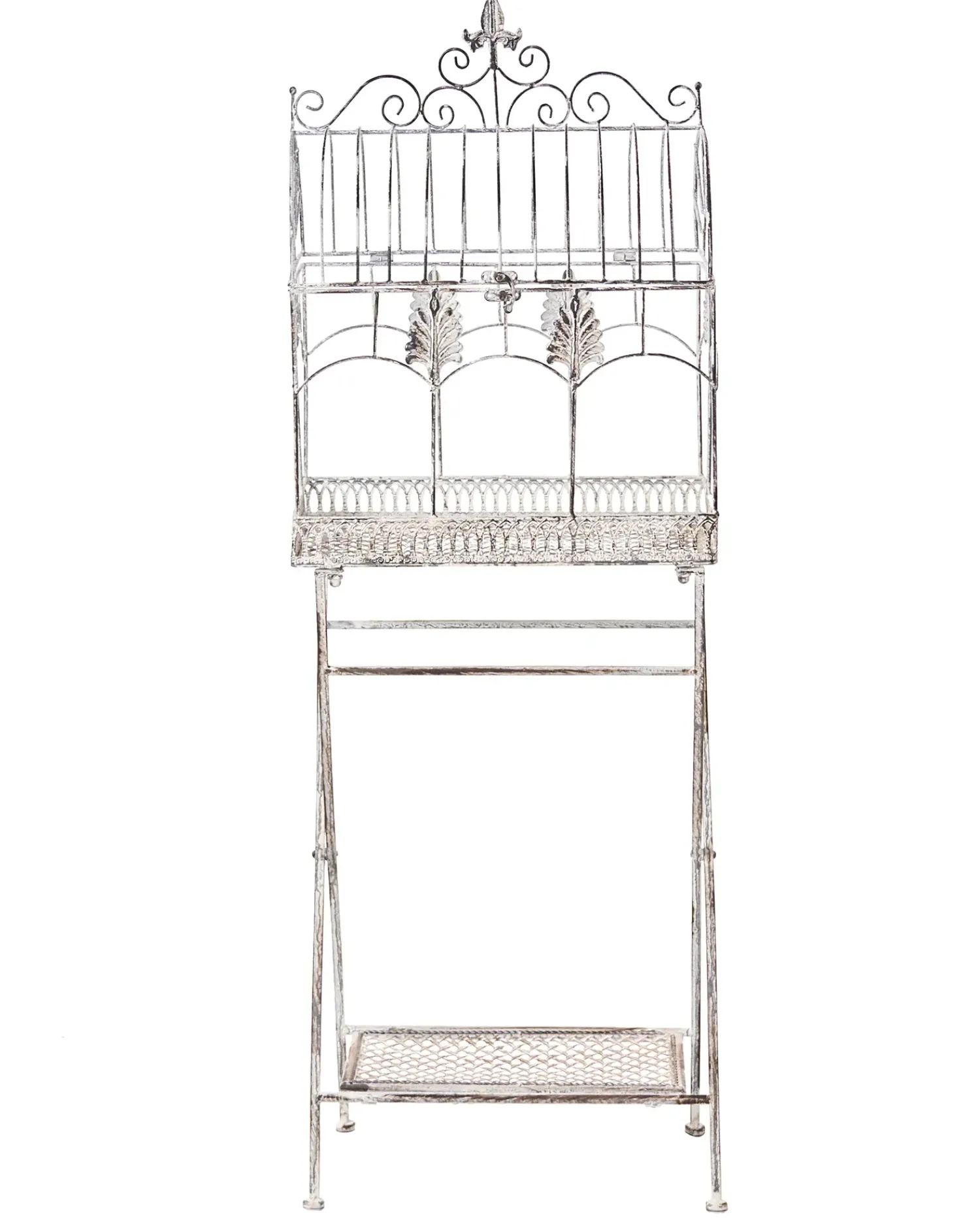 Sale Beliani Set di 2 scaffali SICILY Metallo 43/37 cm 30/27 cm Grigio